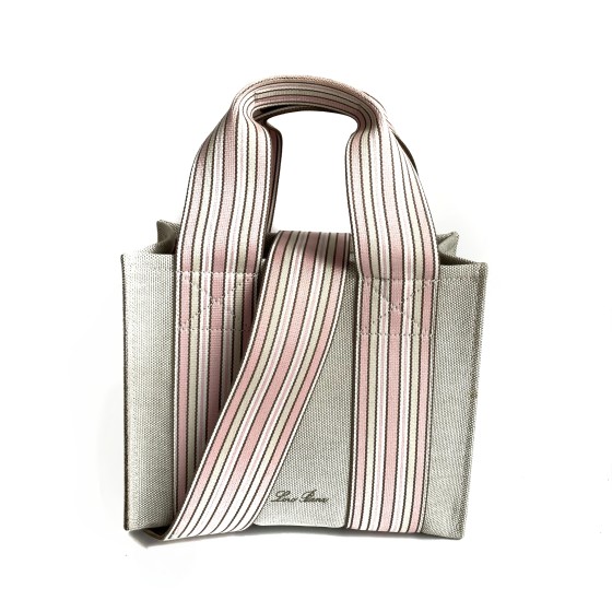 The Suitcase Stripe Tote Bag